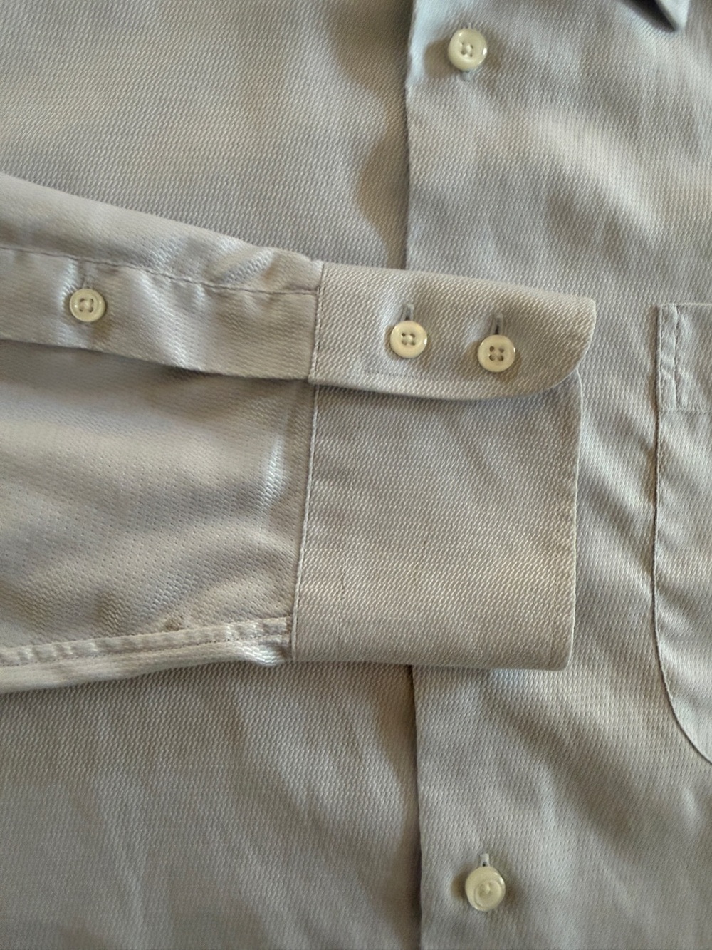 John W. Nordstrom Men’s Dress Shirt – Size 16½-35 – Light Blue Textured - Picture 6 of 13